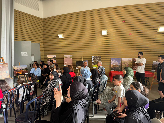 حفل توزيع الجوائز على المشاركين بمسابقة التصوير في وادي قانا